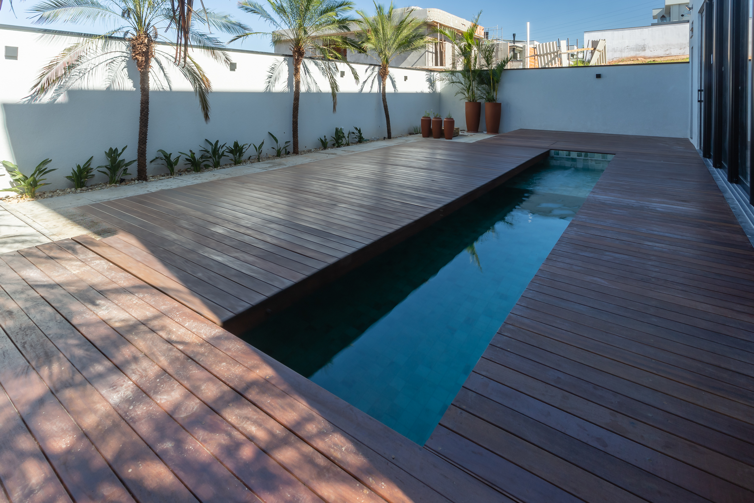 Large multi-level deck build